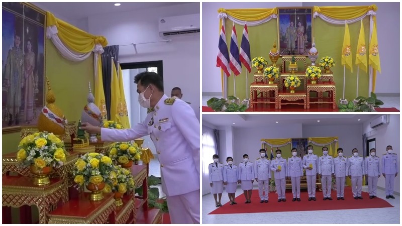 จังหวัดลพบุรี จัดพิธีรับมอบปฏิทินหลวงพุทธศักราช 2565 พระราชทานสำหรับความสุข