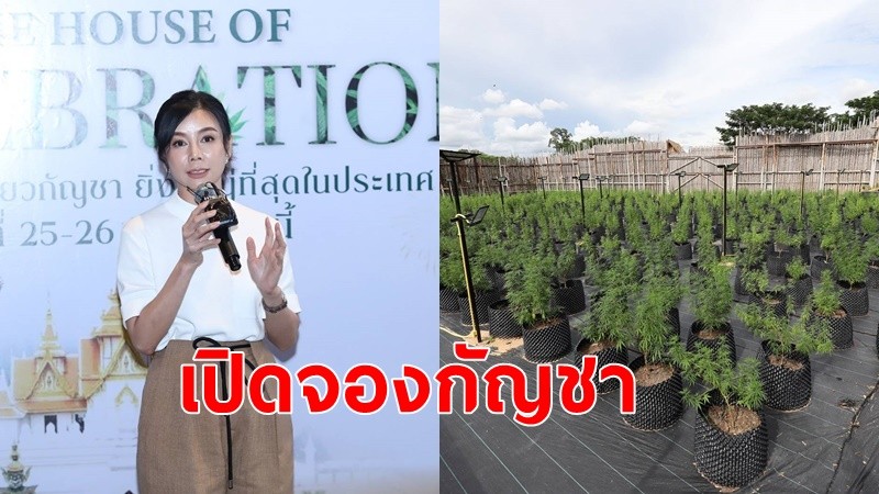 ณุศา ซีเอสอาร์ ฉลองปลดล็อคกัญชาพลิกเลเจนด์ฯสู่ “SIAM CANNABIS LAND”เปิดจองต้นกล้ากัญชา 1 แสนต้น