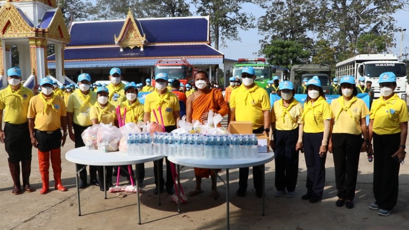 จังหวัดสิงห์บุรี จัดกิจกรรรมทำความสะอาด วัดโบสถ์อำเภออินทร์บุรีหลังน้ำลดหมดแล้ว