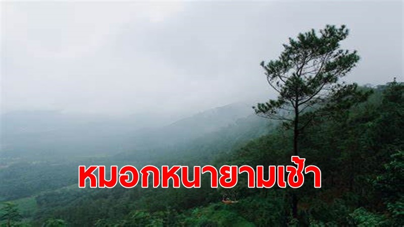 อุตุฯเผยไทยตอนบนอากาศเย็น มีหมอกตอนเช้า ภาคใต้ฝนลดลง