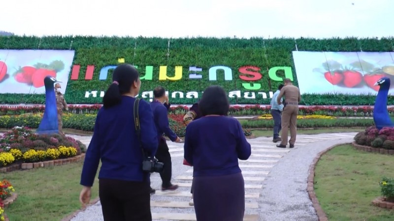 บรรยากาศท่องเที่ยววันหยุดยาว-วันพ่อแห่งชาติ 5 ธ.ค. พื้นที่สูงแก่นมะกรูด คึกคักนักท่องเที่ยวขึ้นชมสวนพฤกศาสตร์ดอกไม้เมืองเหนือ