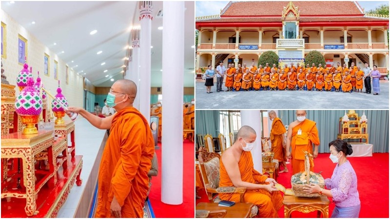 พระศรีสิทธิวิเทศ ตรวจเยี่ยมโครงการอบรมบาลีก่อนสอบบาลีสนามหลวง ประจำปี 2566 