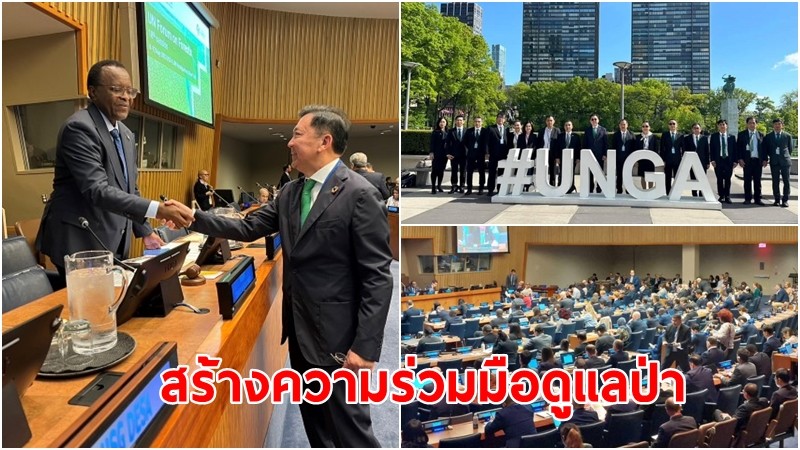 ปลัดฯ จตุพร ย้ำจุดยืนไทยในเวทีประชุมภาคีป่าไม้แห่งสหประชาชาติ มุ่งมั่นสร้างความร่วมมือดูแลป่า ตามแนวคิด BCG Model