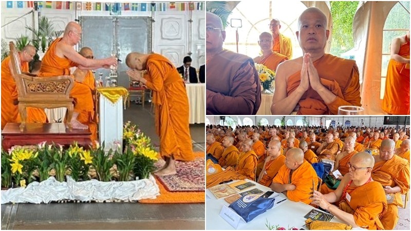 สมเด็จพระมหาธีราจารย์ เปิดประชุมพระธรรมทูตยุโรป โดยมีเจ้าคุณประสารเข้าร่วม