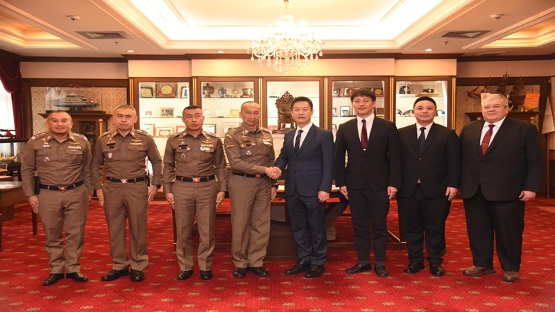 "ผบ.ตร."ต้อนรับทูตตำรวจจีนประจำประเทศไทย หารืออาชญากรรมข้ามชาติ
