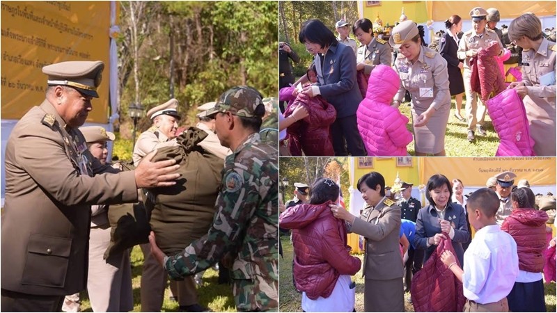องคมนตรี เชิญผ้าห่มกันหนาวพระราชทานมอบแก่ราษฎร-ติดตามโครงการพระราชดำริ พื้นที่ จ.เชียงใหม่