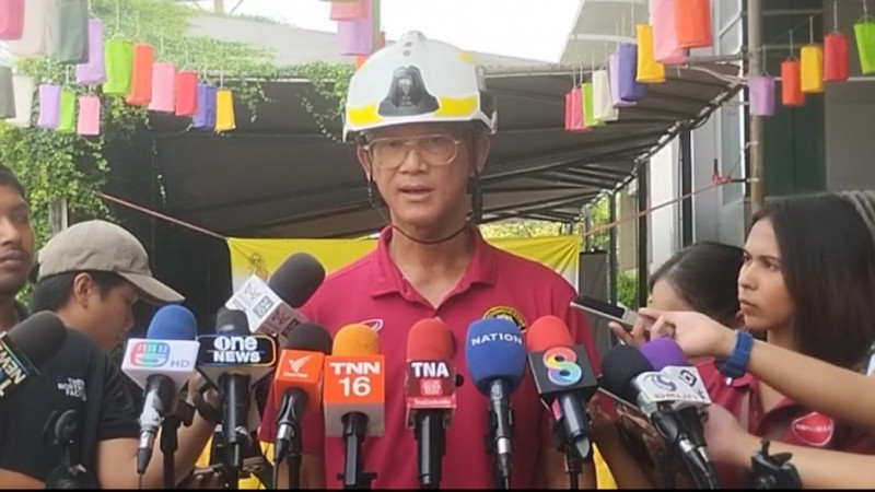 ผอ.ปภ. เผยขุดจากพื้นลงไปได้ลึกถึง 2.5 เมตร ตึกสตง.ถล่ม ค้นหาอีก 8 ราย