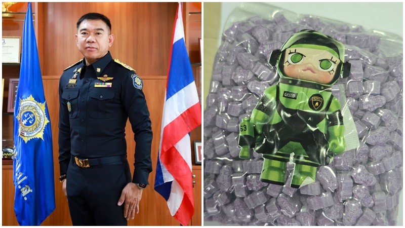 ป.ป.ส. เตือนภัย "Molly" ยาอีผสมเมทฯ อันตรายสูง หลังสกัดจับได้ 1.3 แสนเม็ด