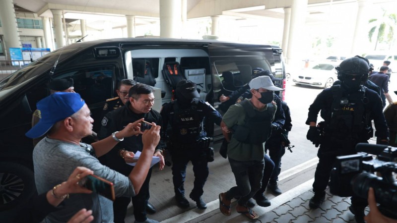 ป.ป.ส. แถลงจับกุมพ่อค้ายาเสพติดข้ามชาติรายสำคัญ บริเวณสะพานมิตรภาพไทย-ลาว 3 จ.นครพนม