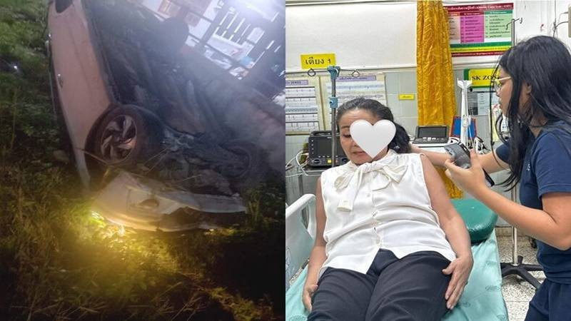 แฟนๆให้กำลังใจ! แม่นกน้อย อุไรพร เกิดอุบัติเหตุรถคว่ำ