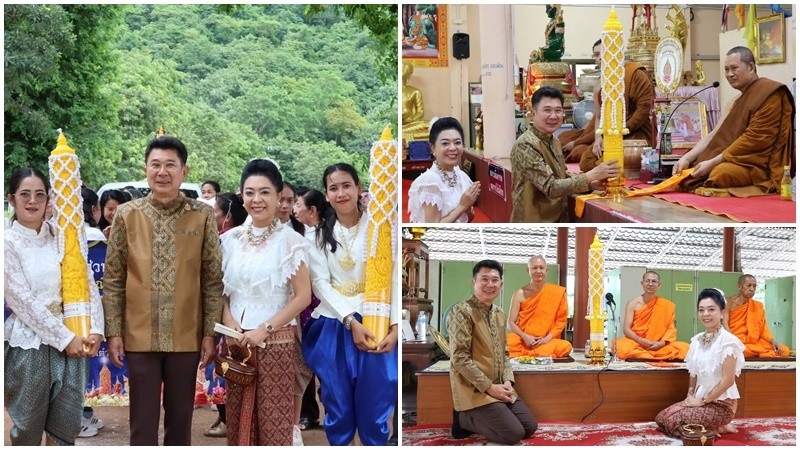 อบต.ช่องสาริกา นำปชช.ร่วมแห่เทียนพรรษา 19 วัด สืบสานประเพณีพุทธศาสนา เสริมความสามัคคีในชุมชน