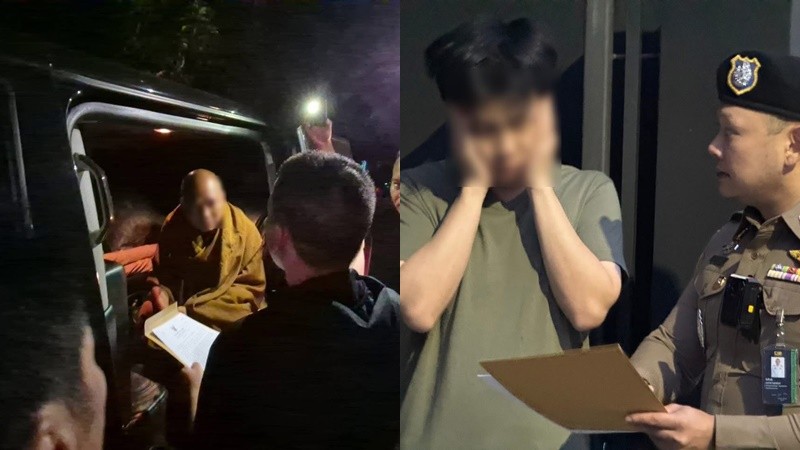 กองปราบบุกจับ ”พระอลงกต-หมอบี” ยักยอกเงินบริจาควัด