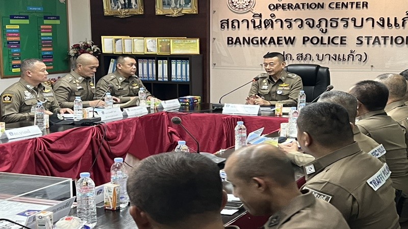 “รอง ผบช.ภ.1” กำชับสภ. ในจ.สมุทรปราการ  อำนวยความสะดวกด้านจราจร