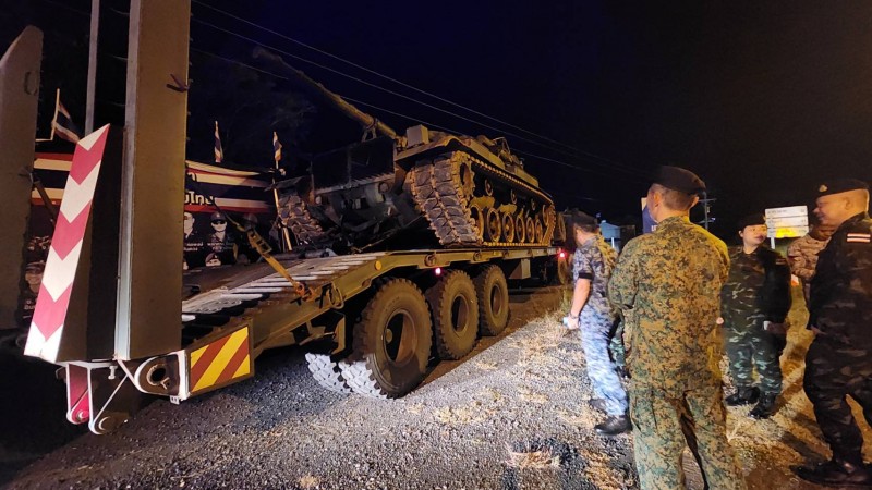 กองทัพไทย ปฏิบัติตามข้อตกลงสันติภาพ ถอนอาวุธหนักชายแดน