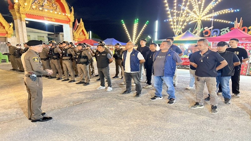 “ผู้การฯอ่างทอง” ตรวจคุมเข้มความปลอดภัย ”ลอยกระทง”