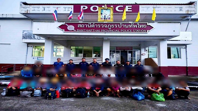 จับ 24 แรงงานเขมร หลบหนีเข้าเมือง