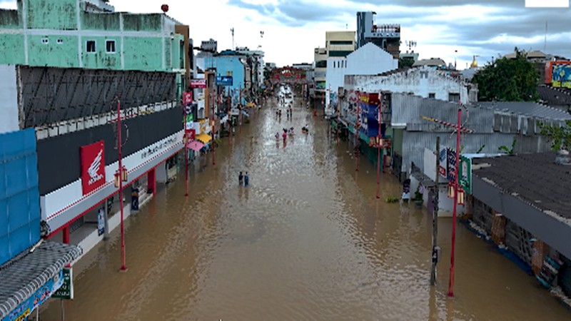 กรมชล เผย  ฝนตกหนักรอบ 300 ปี ท่วม “หาดใหญ่”
