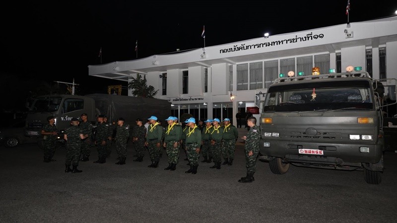 ทบ. นำเรือยาง-รถบรรทุก FTS ทหารช่าง เสริมภารกิจช่วยผู้ประสบอุทกภัยภาคใต้