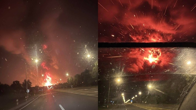 F-16  ถล่มกระจุยคาสิโน-คลังนํ้ามัน ย่านจุ๊บโกกี  กัมพูชา